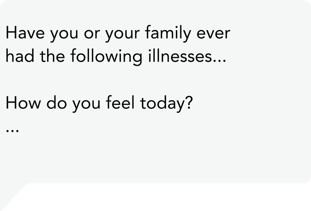 Health message